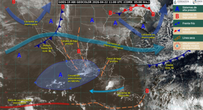 Se pronostican lluvias fuertes acompañadas de tormentas eléctricas y rachas de viento fuertes en diversas regiones de Oaxaca