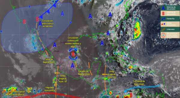 Pronostican lluvias intensas y tormentas eléctricas para este jueves