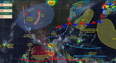 Persistirán lluvias de intensidad variable en diferentes puntos de Oaxaca