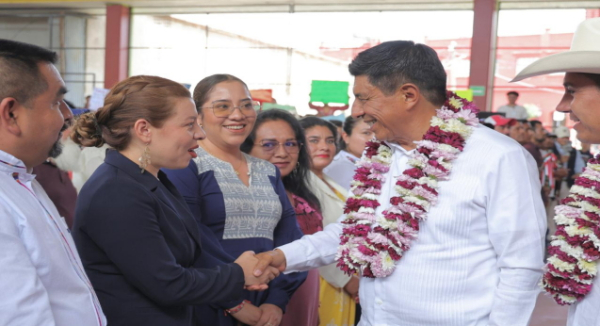 Miahuatlán de Porfirio Díaz florece con obras de infraestructura de la Primavera Oaxaqueña que encabeza Salomón Jara