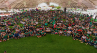 Vibra Parque Primavera Oaxaqueña con grito de ¡Goool!; un éxito la transmisión del partido inaugural del Mundial 2026