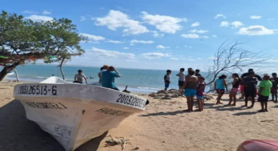 Trasciende volcadura de lancha que transportaba migrantes en Salina Cruz