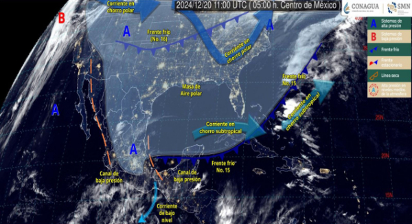 Continuarán lluvias y ambiente frío en Oaxaca durante este viernes