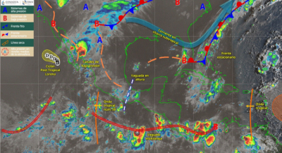 Se prevén tormentas vespertinas en Oaxaca durante este viernes