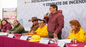 Consolida Gobierno de Oaxaca coordinación interinstitucional en Sierra de Flores Magón para proteger patrimonio natural de incendios forestales
