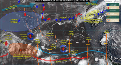 Continuarán lluvias de intensidad variable en mayor parte de Oaxaca