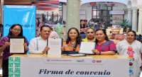 Signa DIF Oaxaca convenio de colaboración con Sedeco para fortalecer la autonomía económica de las mujeres