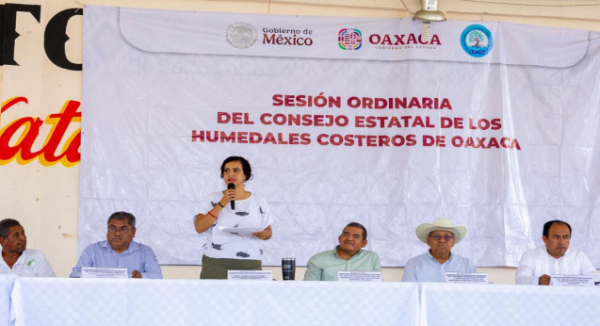 Encabeza Secretaría de Medio Ambiente sesión del Consejo Estatal de Humedales Costeros de Oaxaca