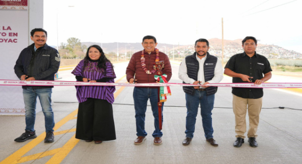 Inaugura Salomón Jara primera etapa de la vialidad y encauzamiento en las márgenes del Río Atoyac en Santa Cruz Xoxocotlán