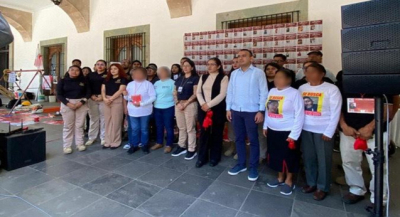 Inaugura CLB Oaxaca exposición de cédulas de búsqueda de personas desaparecidas