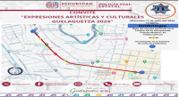 Desplegará Policía Vial dispositivo durante cuarta presentación de Expresiones Artísticas y Culturales