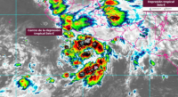 Mantiene Protección Civil vigilancia por depresión tropical Seis-E frente a costas del Océano Pacífico