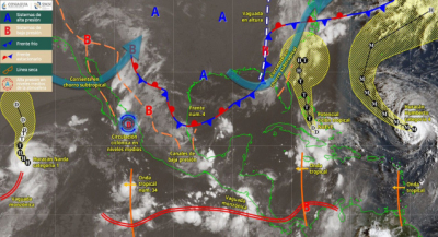 Se mantendrán lluvias sobre la mitad norte de Oaxaca