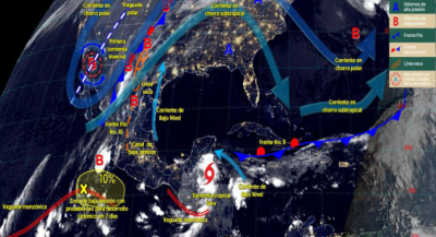 Tormenta tropical “Sara” ocasionará lluvias ligeras en Oaxaca