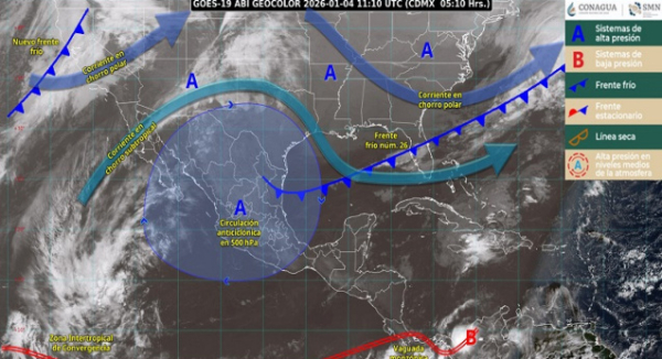 Circulación anticiclónica mantiene tiempo estable y sin lluvias en Oaxaca: Protección Civil