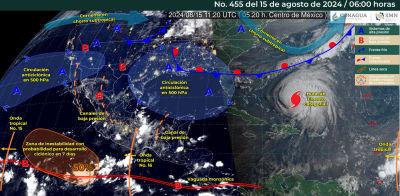 Pronostican lluvias ligeras en gran parte de Oaxaca para este jueves