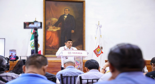 Reitera Gobierno de Oaxaca respaldo al Presidente de México ante relación diplomática con Ecuador