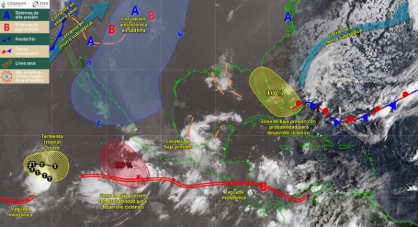 Se mantendrá el tiempo inestable en Oaxaca este viernes: Protección Civil