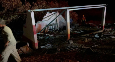 Reporta Protección Civil que preliminarmente no hay víctimas en explosión de polvorín en San Andrés Ixtlahuaca