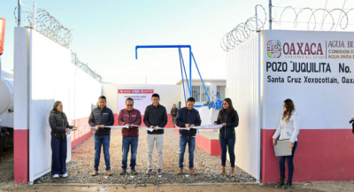 Inaugura Salomón Jara pozo profundo de agua potable con lo que aumenta suministro para la Zona Metropolitana de Oaxaca
