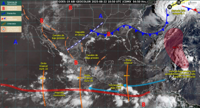 Persistirán las lluvias de intensidad variable en Oaxaca durante este viernes