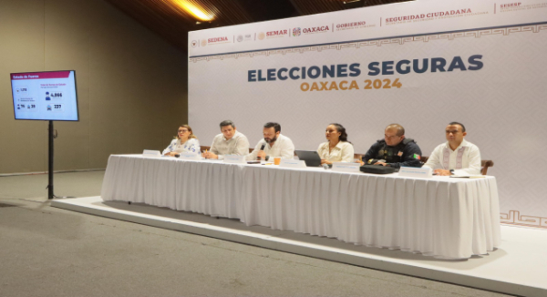 Jornada electoral en Oaxaca transcurre en paz y con orden