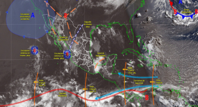 Inestabilidad atmosférica favorecerá lluvias intensas durante este fin de semana en Oaxaca