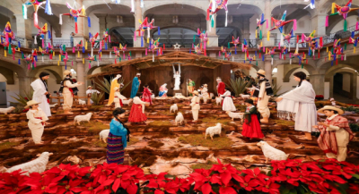 Nacimiento monumental cautivó a miles de visitantes en Palacio de Gobierno