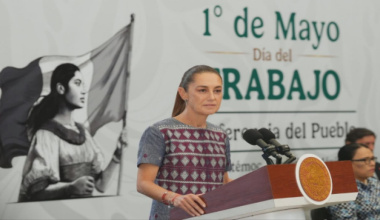 "La Primavera Laboral llegó para quedarse”: en el Día del Trabajo, Presidenta Claudia Sheinbaum anuncia acuerdo para que las y los trabajadores del estado ganen el salario medio del IMSS