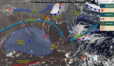 Persistirá inestabilidad atmosférica con lluvias, tormentas eléctricas y rachas de viento en Oaxaca