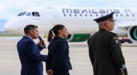 Claudia Sheinbaum recibe el EMBRAER E195-E2 de Mexicana: justicia, orgullo y soberanía