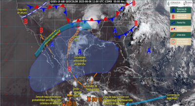 Este viernes prevén lluvias y tormentas fuertes en gran parte del estado