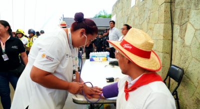 Implementa SSO acciones de salud pública en la Octava del Lunes del Cerro 2026
