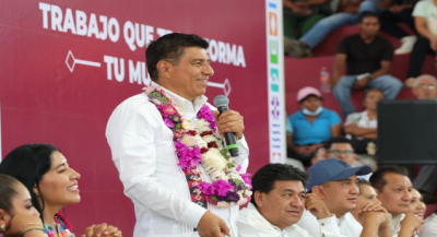 Salomón Jara hace lo que nunca se hizo para mejorar los caminos en Cuilápam