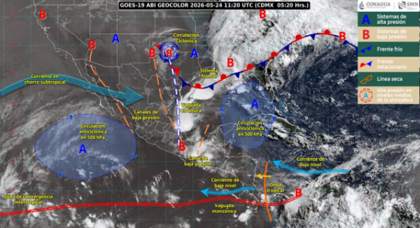 Inestabilidad atmosférica favorecerá lluvias en gran parte de Oaxaca: Protección Civil