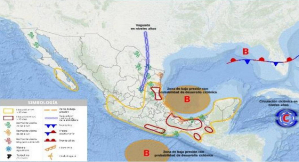 Persistirán lluvias intensas en diversas regiones de Oaxaca