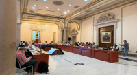 Gobierno de Oaxaca y Federación sostienen mesa de diálogo con la Sección 22