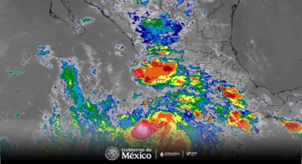 La depresión tropical Diecisiete-E se intensifica a tormenta tropical Polo; prevén oleaje en costas de Oaxaca