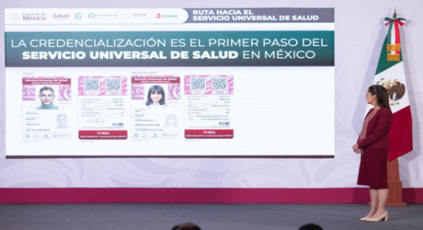 Presidenta Claudia Sheinbaum anuncia decreto para crear el Servicio Universal de Salud; del 13 al 30 de abril inicia credencialización de personas de 85 años y más