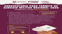 Abre Municipio de Oaxaca de Juárez convocatoria para el trámite del Servicio Militar Nacional 2026