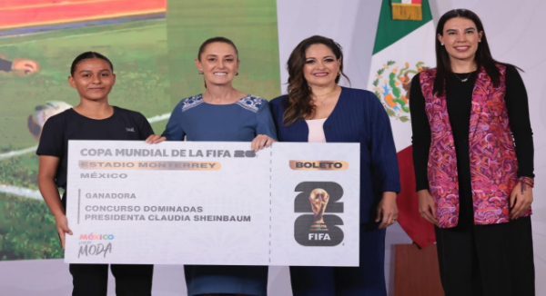Oaxaqueña demuestra agilidad para dominar el balón y gana boleto para partido del Mundial de Fútbol 2026