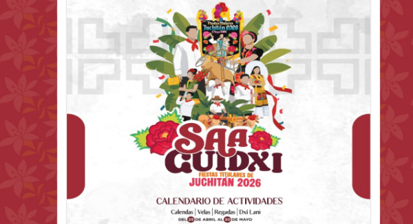 Juchitán vive sus Fiestas Titulares 2026 con velas y tradiciones