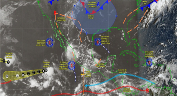 Prevén lluvias, niebla y fuertes rachas de viento en Oaxaca