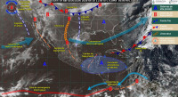 Lluvias fuertes y ambiente caluroso dominarán el clima este viernes en Oaxaca