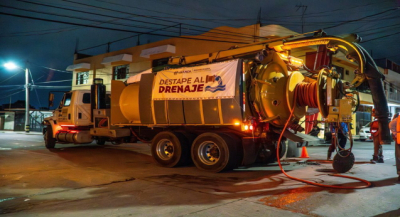 Avanza Soapa en el mantenimiento de la red sanitaria y pluvial con el programa “Destape al Drenaje”