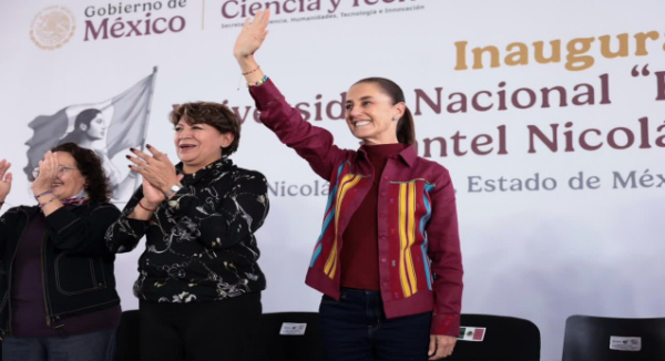 Claudia Sheinbaum inaugura Universidad Nacional Rosario Castellanos en Nicolás Romero, Estado de México