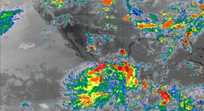 Lluvias intensas y oleaje elevado afectarán Oaxaca por sistema tropical en el Pacífico Sur