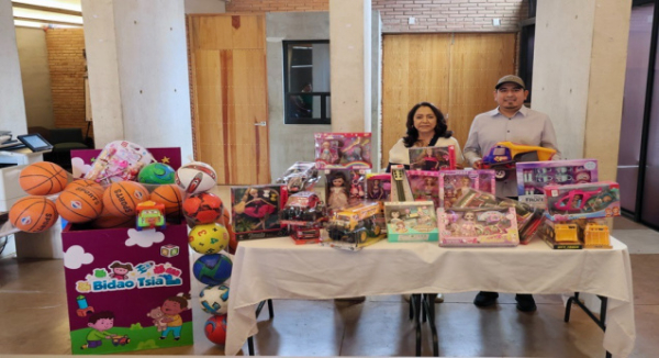 Recibe DIF Oaxaca donación de juguetes como parte de la campaña Bidao Tsia 2026