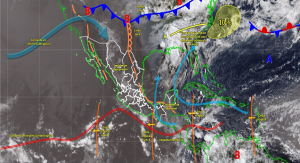 Onda tropical número 8 favorecerá lluvias y tormentas aisladas en Oaxaca