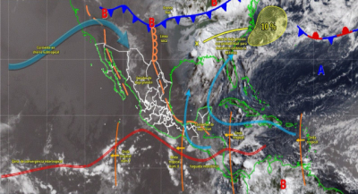 Onda tropical número 8 favorecerá lluvias y tormentas aisladas en Oaxaca